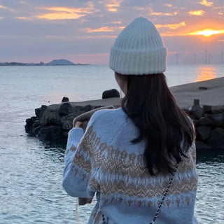 Maeve Knit Beanie Winter Hat