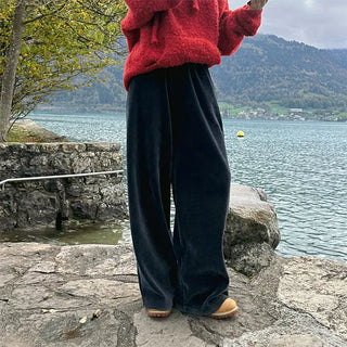 City Velvet Wide Pants