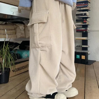 [UNISEX] Arts Velvet Corduroy Cargo Pants