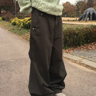 Big Pocket Mega Wide Cotton Pants