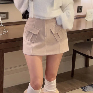 Windy's Pocket Wool Skirt