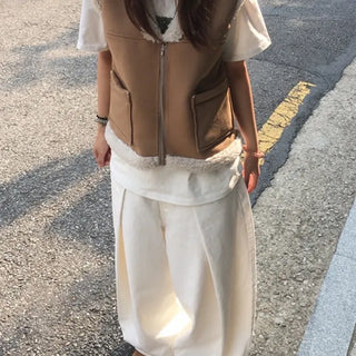 Muffin Suede Mustang Vest