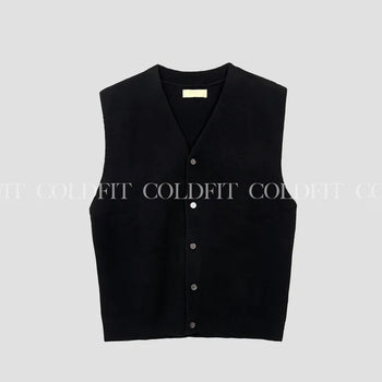 Premium 100% Merino Wool Knit Vest