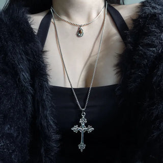 Antique Cross Necklace