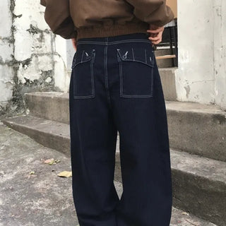 Pocket Point Striped Denim
