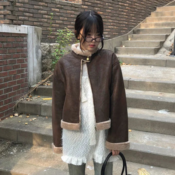 Ed Hairy Layered Dress - Scarf Set