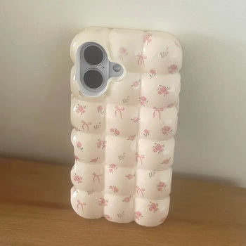 Belly Flower 3D Convex iPhone Case