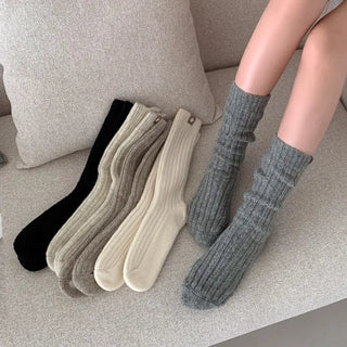 Wool Content◈Winter Thick and Cozy Wool Knit Socks Cable Knit Socks Leg Warmers