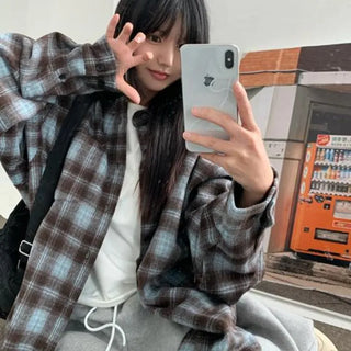 [UNISEX] Tail Mohair Thick Shirt Jacket