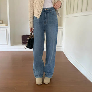 Sunny Vintage Light Blue Wide Denim
