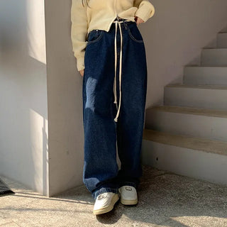 Deep String Wide Boxy Denim
