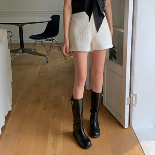 Vicky tweed shorts