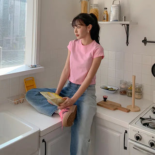 * Same-day Shipping *  Crop Short Sleeve T-shirt