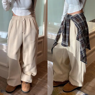 Hurken Elastic Cut Jogger Pants [Fleece-lined]