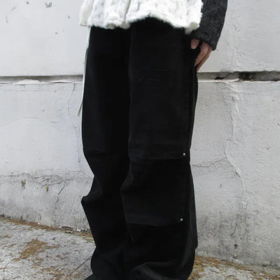 Corduroy Pintuck Pants (4 colors)