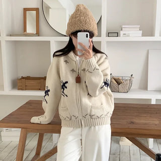 Cowitchan Nordic Knit Zip-up