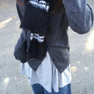 Mohair Line Scarf