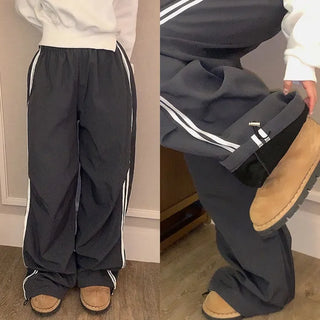 LB Banding Track Wide Pants [Fleece-lined]