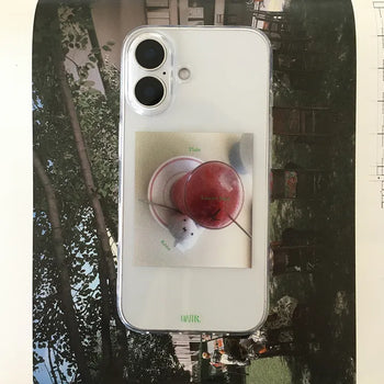 Tomato Juice Vintage Image Transparent iPhone Case
