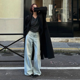 Devil Pintuck Long Coat