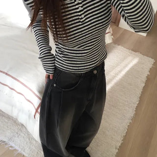 Fores Pintuck Wide Denim