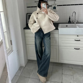 Kiri wide denim pants