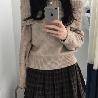 Uni Off-shoulder Knit (4 colors)