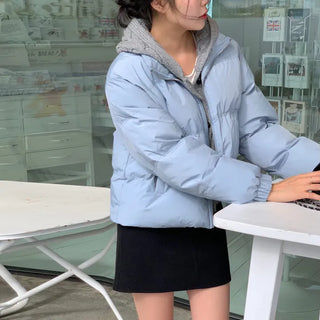 Dreaming Wellon Short Crop Avant Loose Fit Padded Jacket