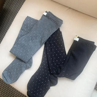 Dot knit leggings