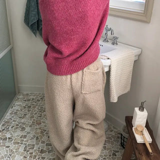 Bear Sherpa Wide Pants