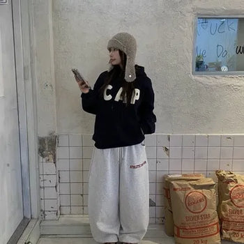 Washed Balloon Training Fleece-Lined Jogger Pants / 3 Colors