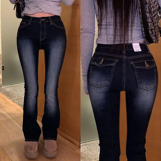 Delive Low-Fit Bootcut Pants [Fleece-lined]