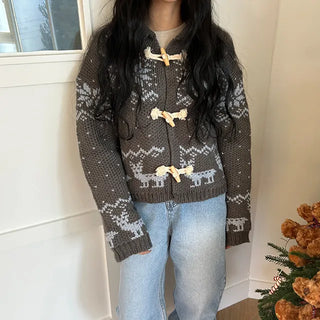 Sandals Rudolph Button Cardigan
