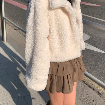 Collared Sherpa Fleece Jacket