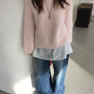 Winter Round Angora Knit