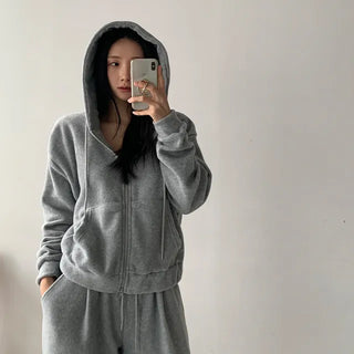 Fleece Zip-Up Set