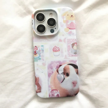 Hamster Pink Hard iPhone Case