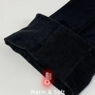 Brussels Premium Air Mink Fleece-Lined Spandex Winter Tights for Interview