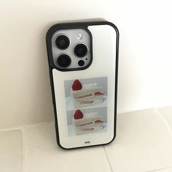 Two-Cut Cake Aesthetic Epoxy iPhone Case