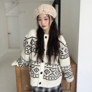 Isle Nordic Wool Knit Cardigan