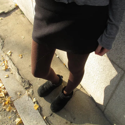 Brushed Low Skirt Pants (2 colors)