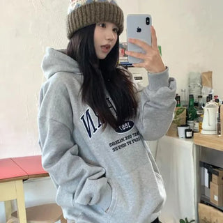 Norston brushed embroidered hoodie