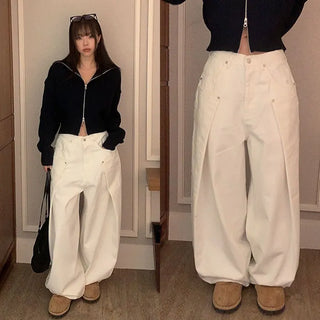 Bedermi Big Pintuck Wide Pants