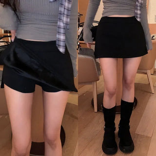 Penber slit skirt-pants [fleece]