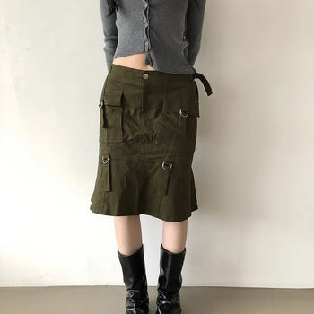 Comma Cargo Skirt | Comma Cargo Midi Skirt