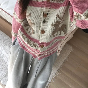 Dear Wool Collar Cardigan