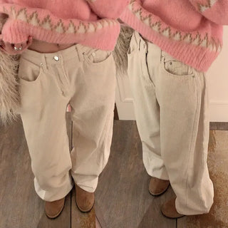 Oblivy corduroy wide pants