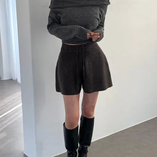 Brownie Knit Loose Fit Shorts