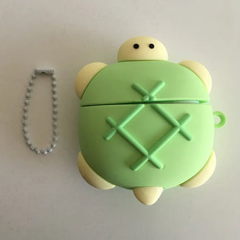 Greeny Turtle Silicone AirPods Case