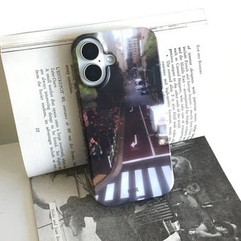 Road Scenery Aesthetic Hard iPhone Case